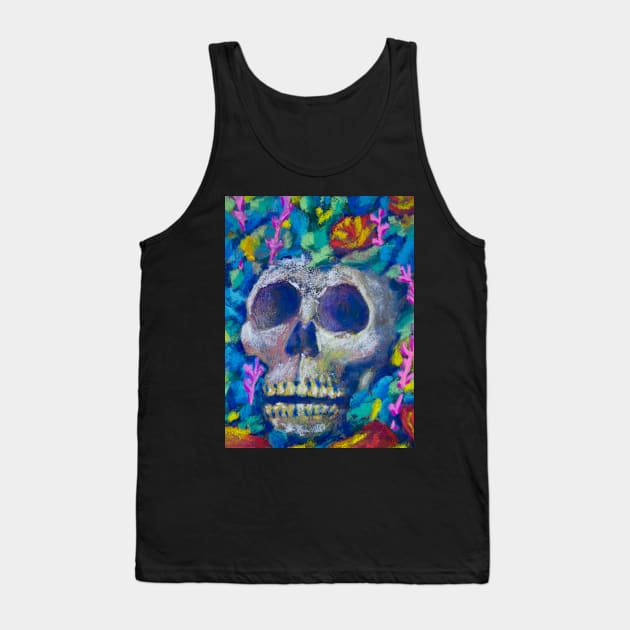 Skull 1 Tank Top by marlenepixley